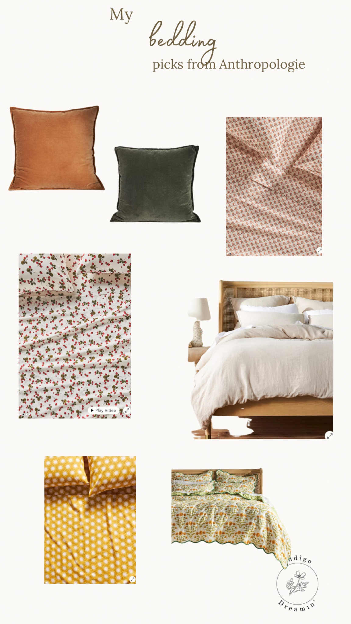 Cute bedding finds from Anthropologie! 🧺🌼

#LTKSeasonal #LTKfindsunder100 #LTKhome