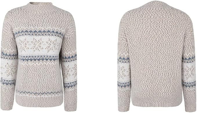 JUNBOON Women’s Casual Leopard Print Knitted Pullover Sweaters Long Sleeve Crew Neck Jumper Top... | Amazon (US)