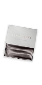 Colorado Home Co Silk Pillowcase for Hair and Skin - Charcoal Essence Queen Size 100% Silk Pillow Co | Amazon (US)