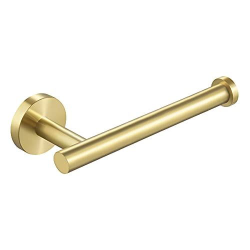 KES Bathroom Toilet Paper Holder Brushed Brass Wall Mount Toilet Roll Holder SUS304 Stainless Steel, | Amazon (US)