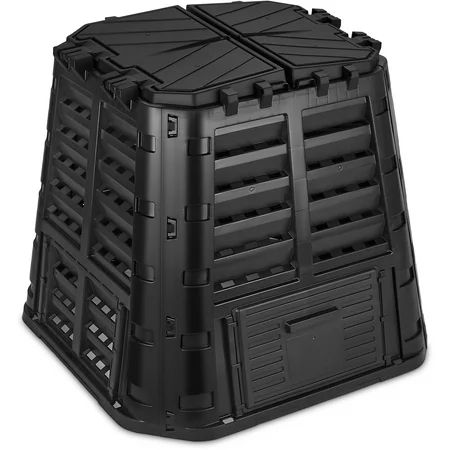 Garden Composter Bin Made from Recycled Plastic, 110 Gallon (420 Liter) Large Compost Bin - Create F | Walmart (US)