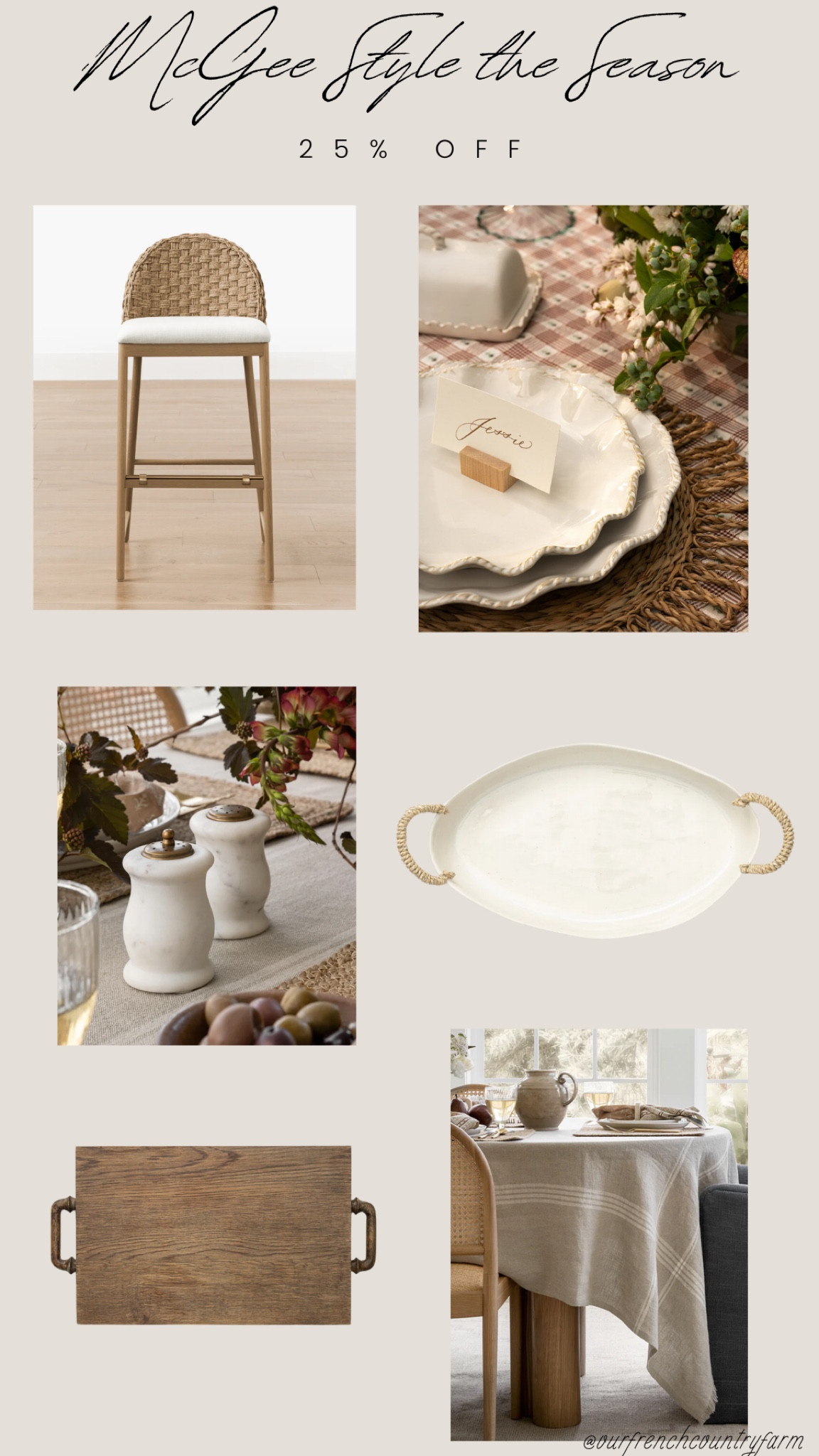 Dining event is on!  25% off select items!  Here is what’s in my cart!

#LTKHoliday #LTKHome #LTKSaleAlert