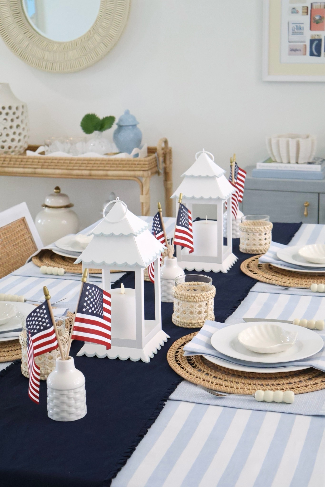4th of July x Coastal Chic Tablescape Details

@Solino Home

#LTKHome #LTKSeasonal