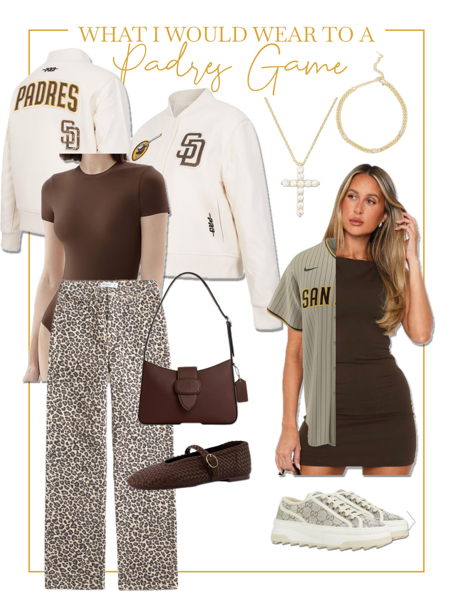 What I would wear to a padres games! Give me all the yellow and brown outfits!

San deigo padres outfits, baseball outfits, Amazon dress, leopard jeans, Amazon finds, outfit for baseball game 

#LTKStyleTip #LTKFindsUnder100 #LTKSaleAlert
