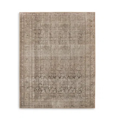Nala Geometric Hand-Knotted Wool/Polyester Area Rug in Beige/Brown | Wayfair North America