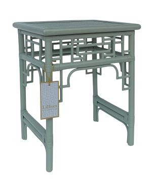 20x24x16 Fretwork Rattan Side Table | TJ Maxx