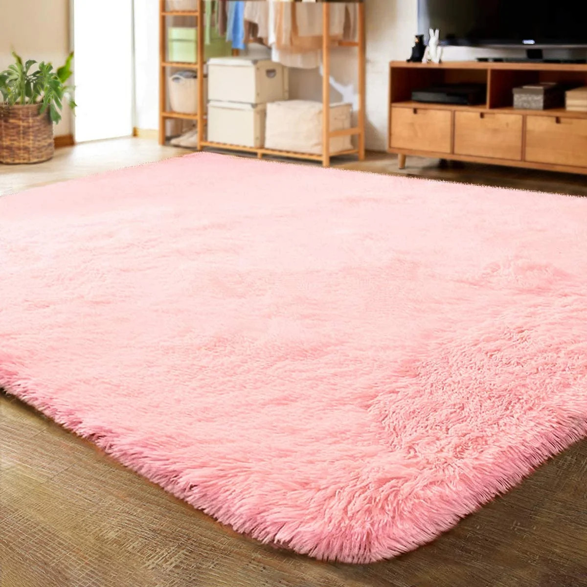 Lochas Soft Indoor Modern Area Rugs Fluffy Living Room Carpets for Children Bedroom Home Decor Nu... | Walmart (US)