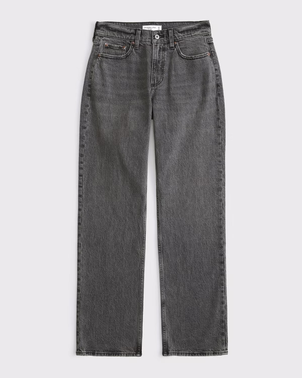 Curve Love Low Rise Baggy Jean | Abercrombie & Fitch (US)