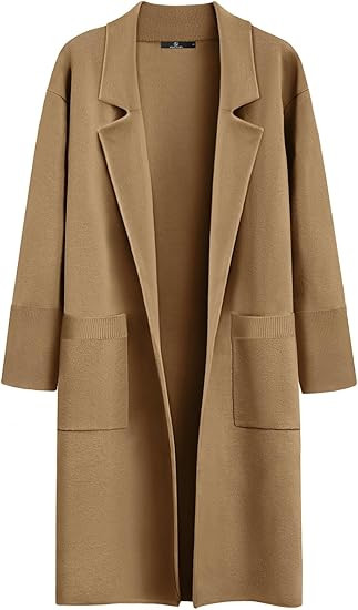 LILLUSORY Women's Long Dressy Cardigan Sweaters Fall Oversized Coatigan Jackets 2025 Knit Busines... | Amazon (US)