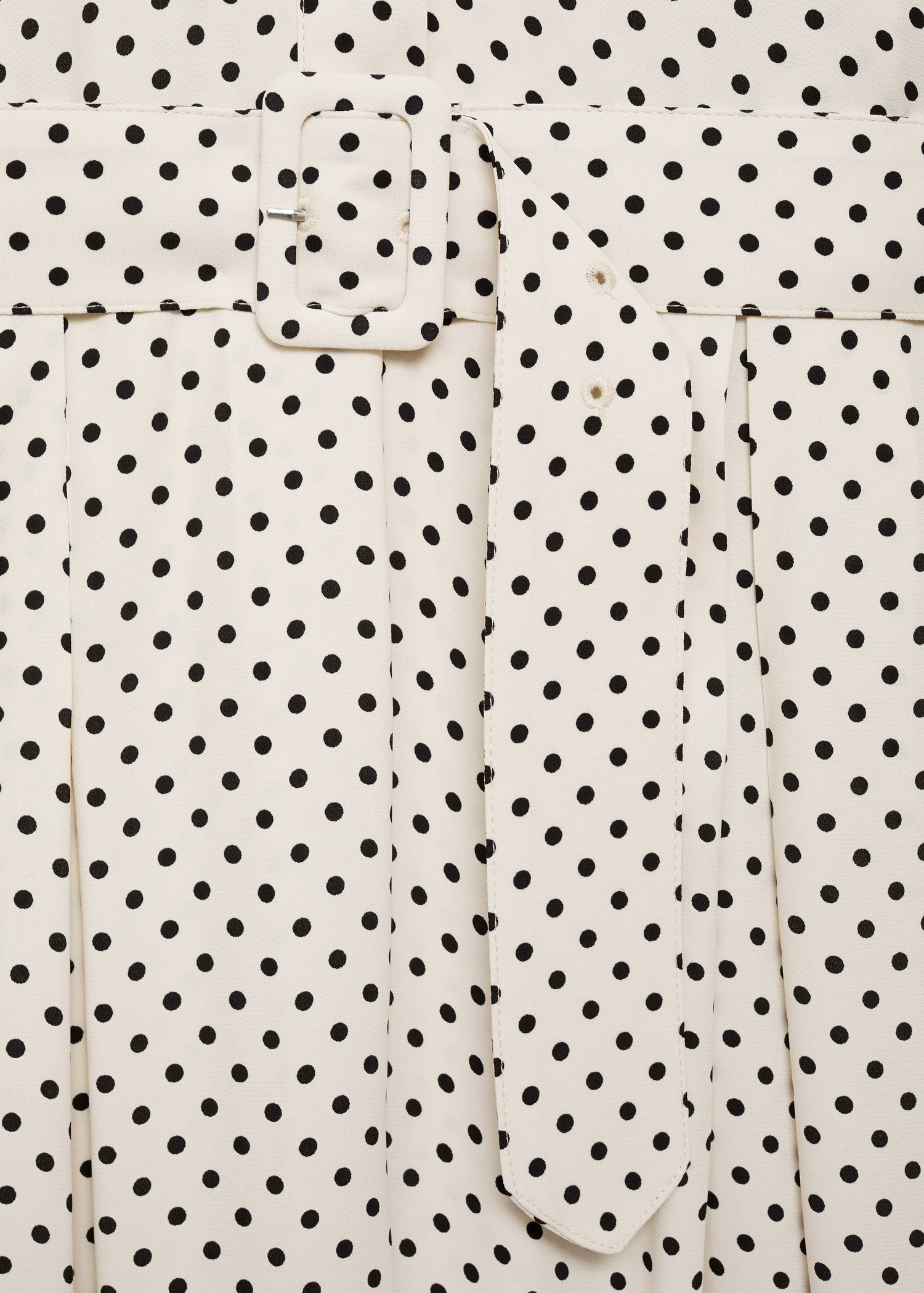 Polka-dot dress with belt - Women | MANGO USA | Mango (US/MX/AU)