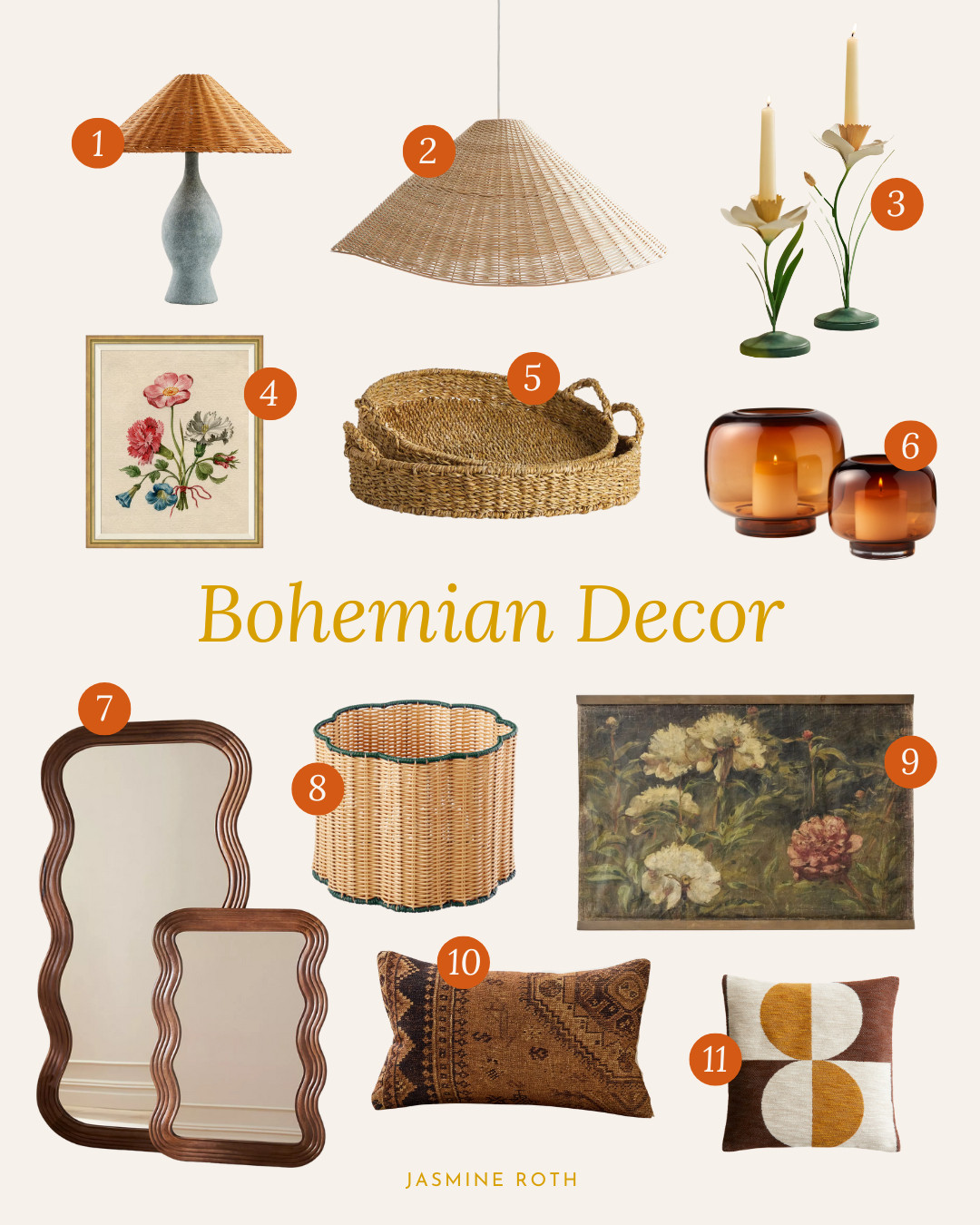 Bohemian Living Room Decor 

 #LTKU #LTKHome #LTKStyleTip
