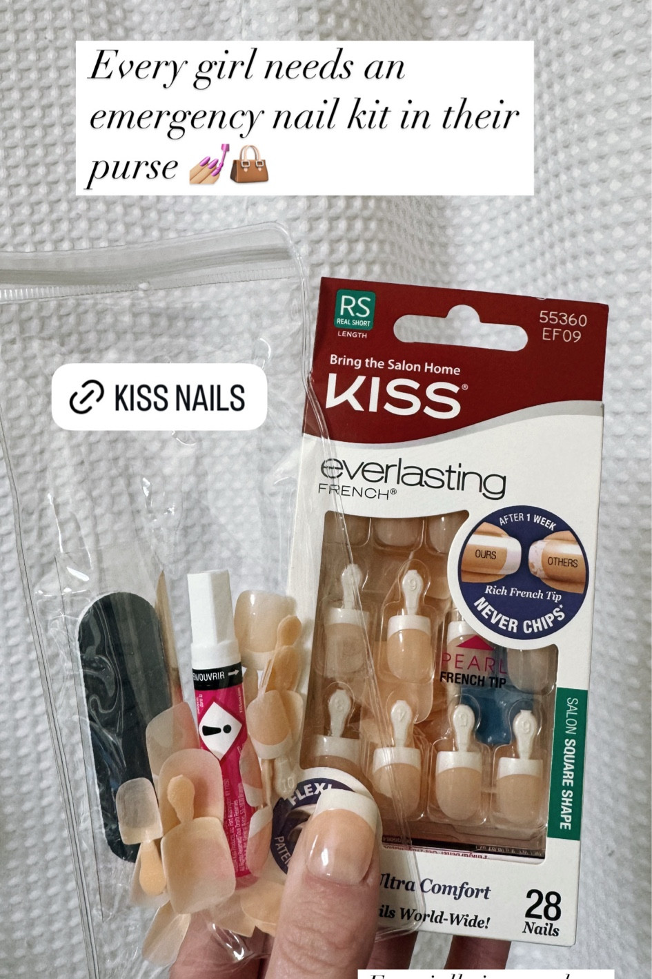 Kiss Nails Kit | Emergency Nail Kit For Your Purse or in case the question gets popped 💍💅🏼👜  #kissnails #kiss #kiss nail

#LTKTravel #LTKWedding #LTKBeauty