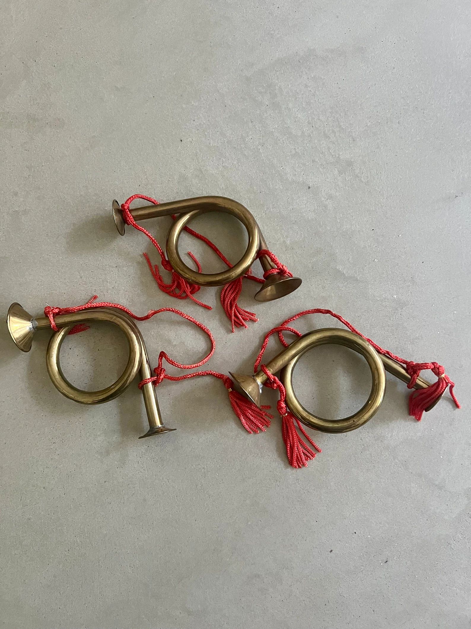 Vintage French Horn & Trumpet Ornaments Assorted Set of 5 - Etsy | Etsy (US)