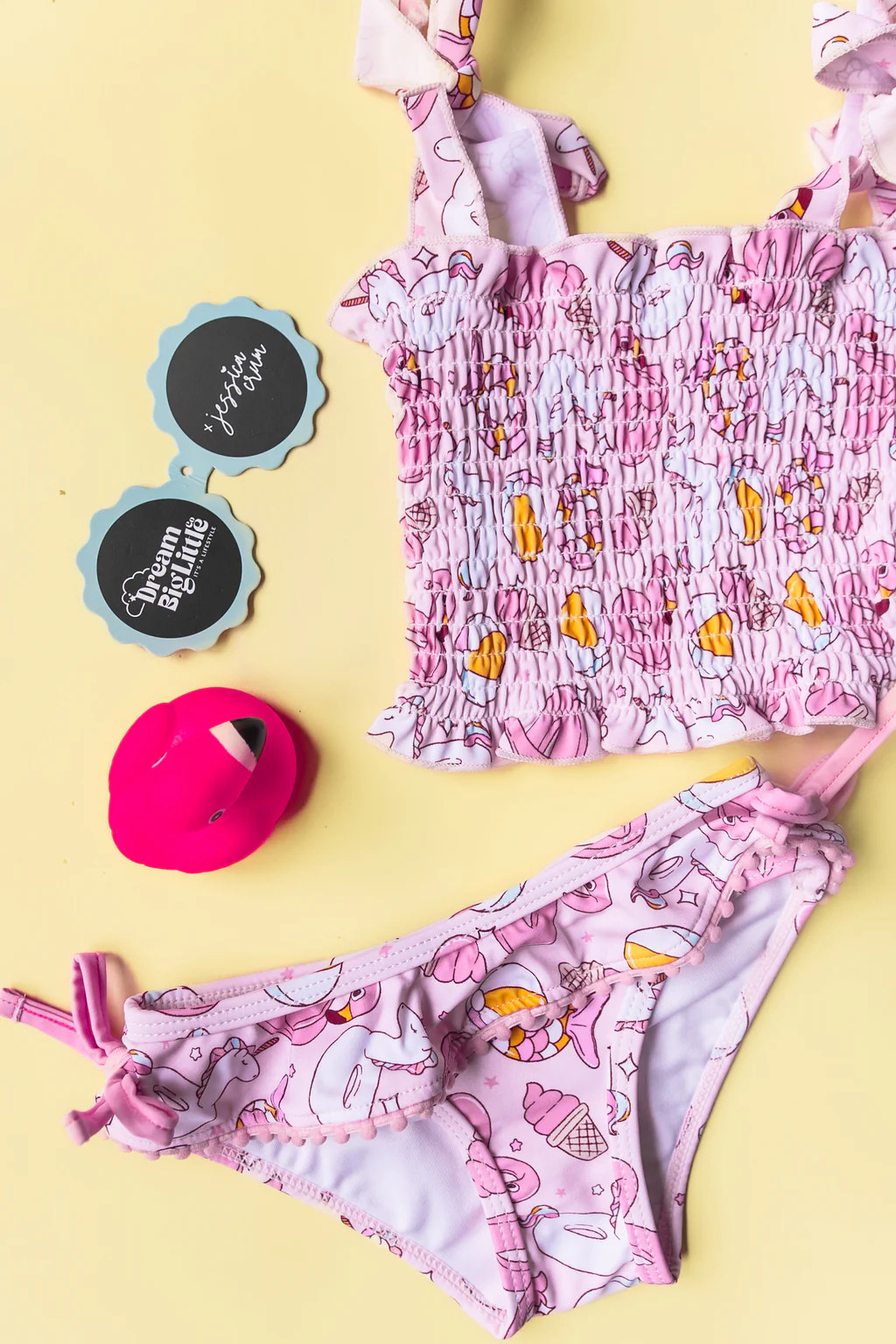 EXCLUSIVE GIRLS JUST WANNA HAVE SUN DREAM TANKINI TWO PIECE SWIM SUIT | Dream Big Little Co.