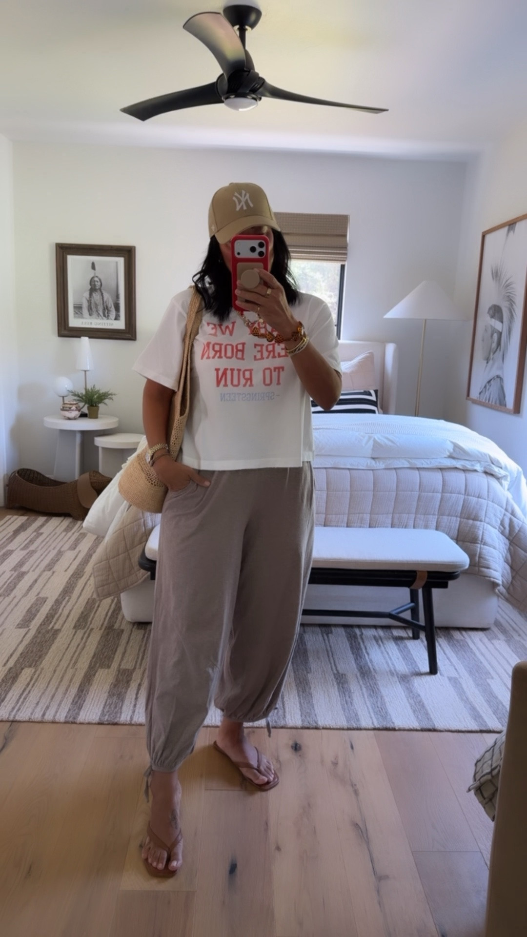 Top size medium, pants size medium (they are oversized), sandals fit tts and I have worn them a ton!

#LTKSaleAlert #LTKMidsize #LTKOver40