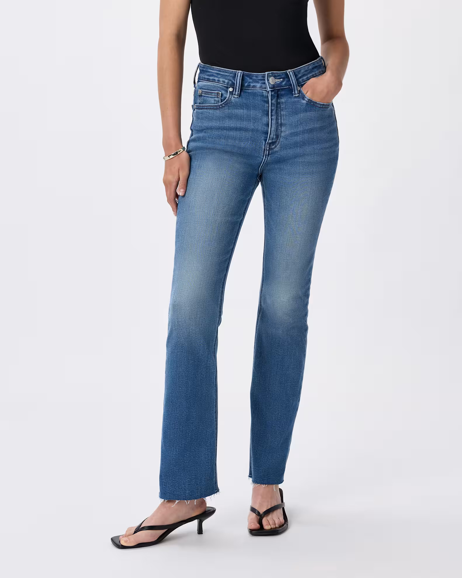 Bella Stretch Kick Flare Jeans | Quince