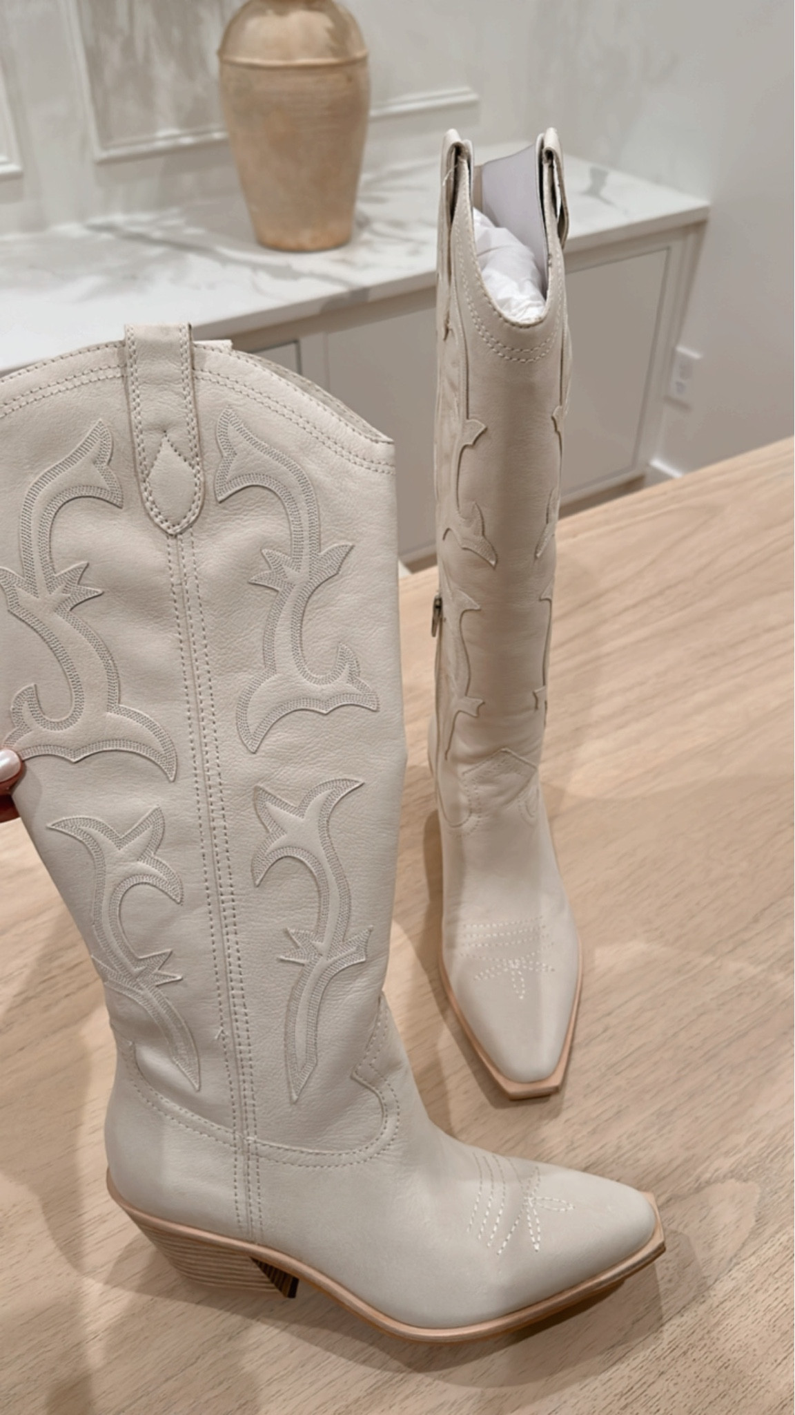 Black Friday purchase! Ivory cowgirl boots 🤠 

#LTKHoliday #LTKGiftGuide #LTKSeasonal