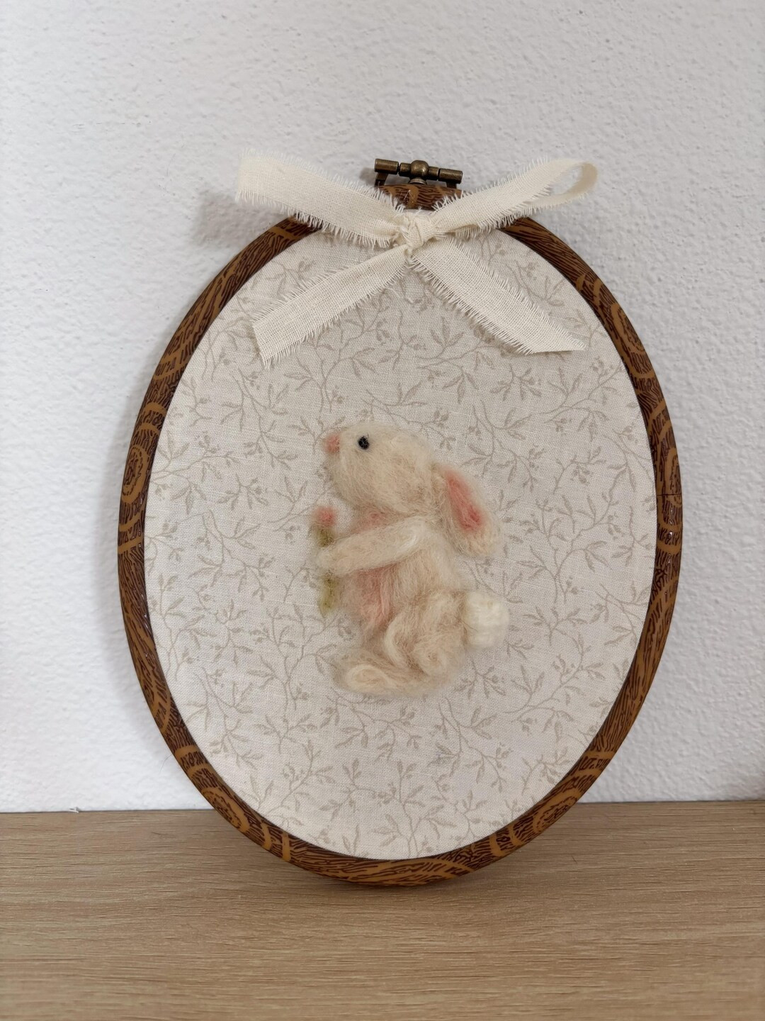 Hand Felted Bunny - Nursery Decor, Baby Room, Toddler Room, Kids Room, Baby Shower Gift, Wall Dec... | Etsy (US)
