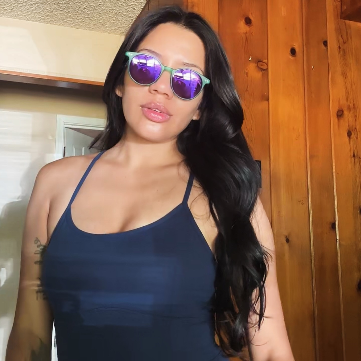 It’s a natural beauty kinda day 💕
@sojosvision @glowmode_official 
#ootdfashion #style #foryou #fyp #popular #summer #natural #beauty #latina