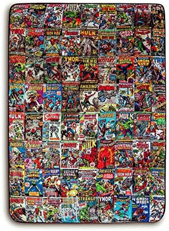 Surreal Entertainment Marvel Comics Oversized Fleece Throw Blanket With Spider-Man, Captain Ameri... | Amazon (US)