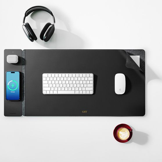 Journey Wireless Charging Desk Mat | Mark and Graham