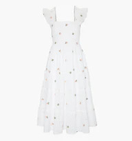 The Ellie Nap Dress - White Daisy Eyelet | Hill House Home US