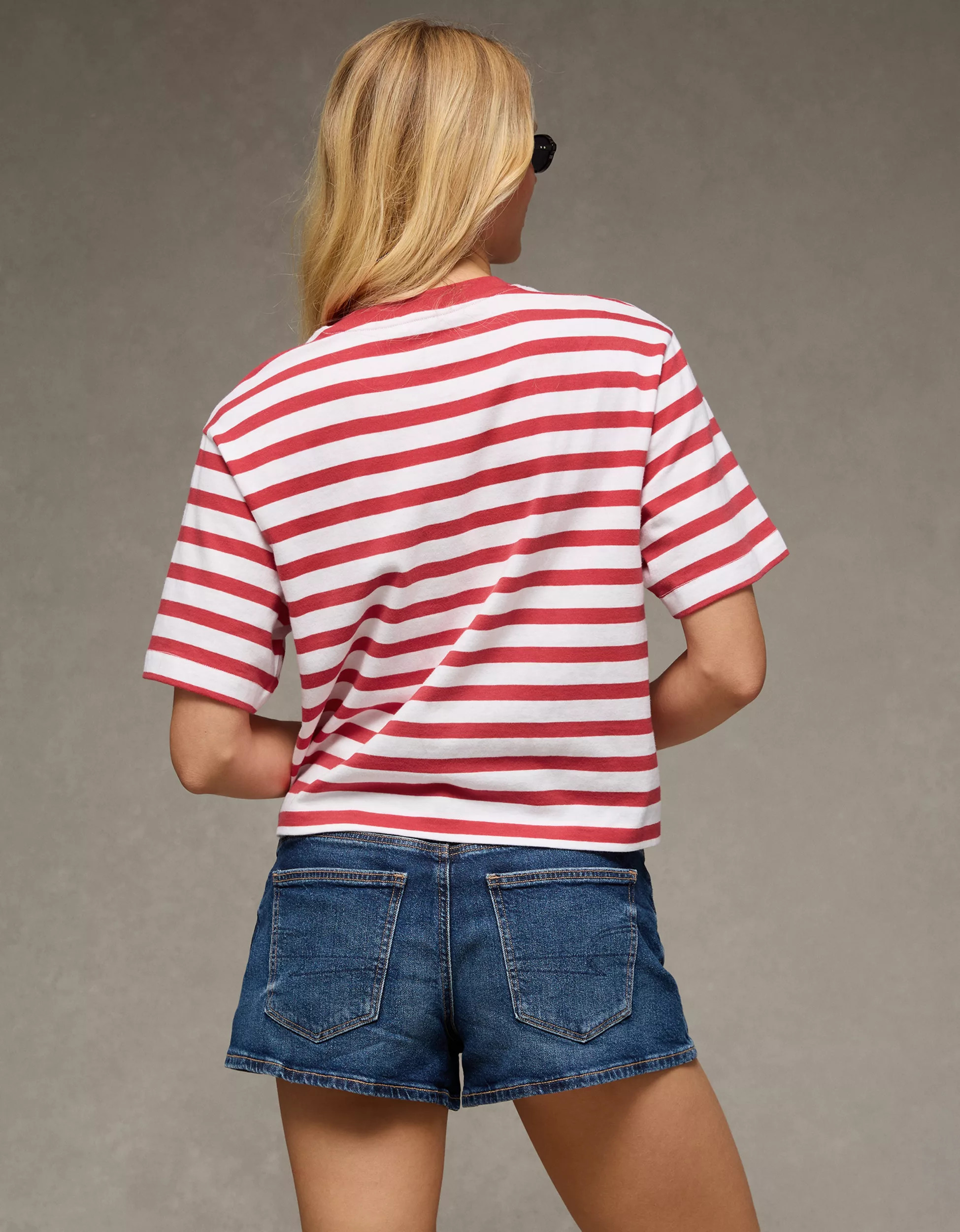 AE Boxy Striped T-Shirt | American Eagle Outfitters (US & CA)