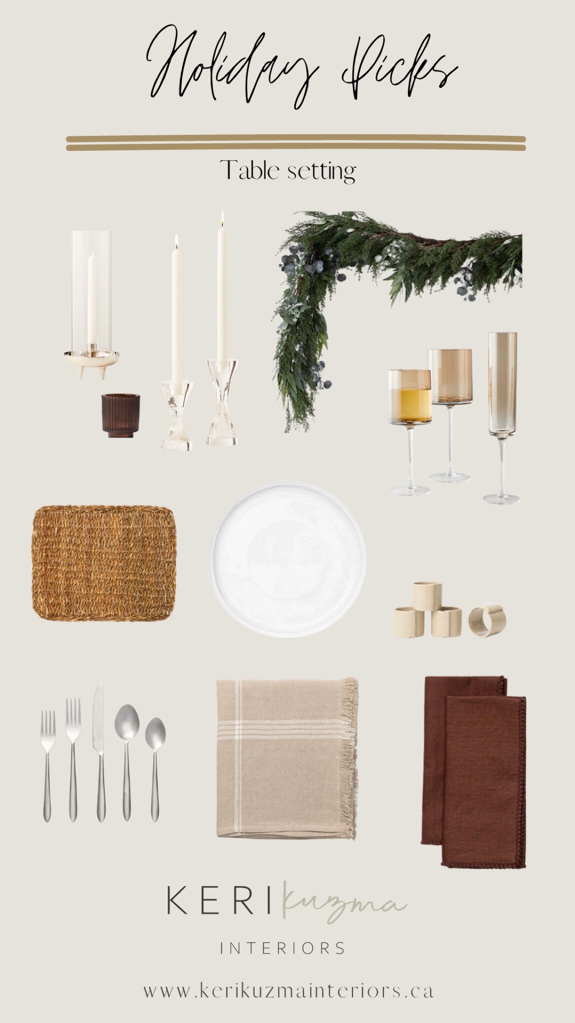 Holiday table setting decor Christmas and thanksgiving 

#LTKHoliday #LTKhome