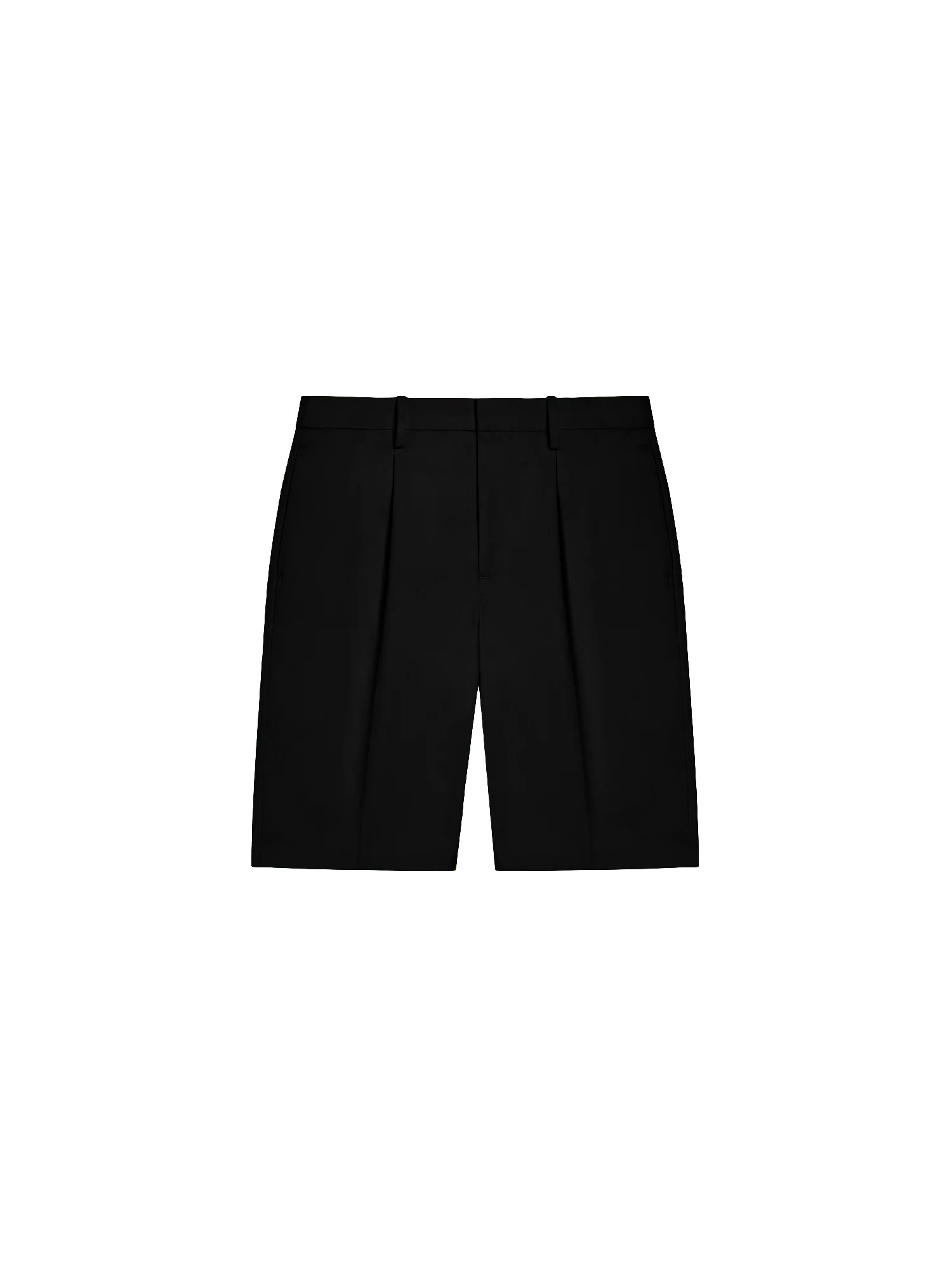 Men's Organic Cotton Tailored Shorts - Black - Pangaia | The Pangaia (EU, UK, AUS)