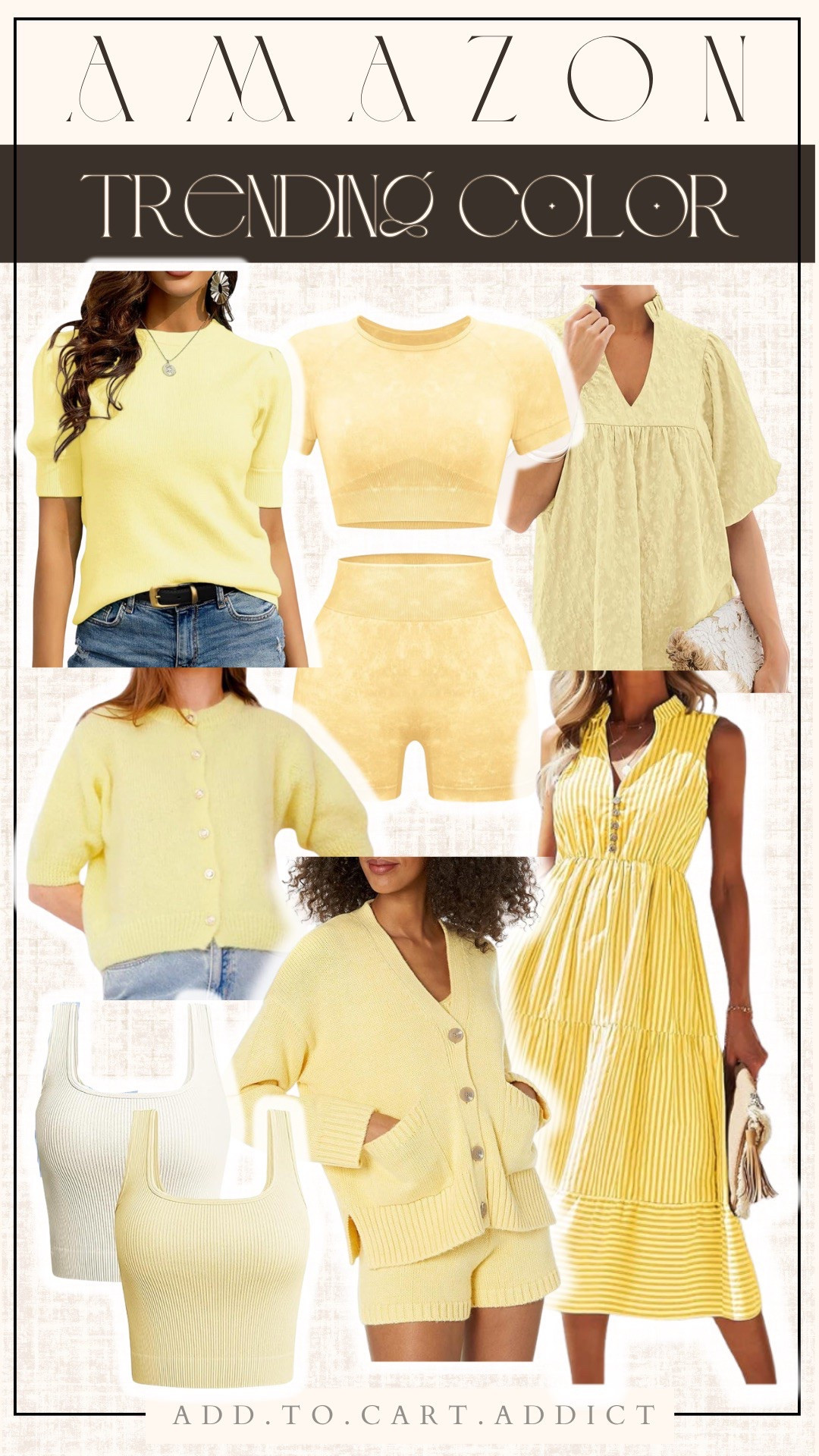 Butter yellow Amazon finds! Pretty yellow Amazon  fashion finds! 