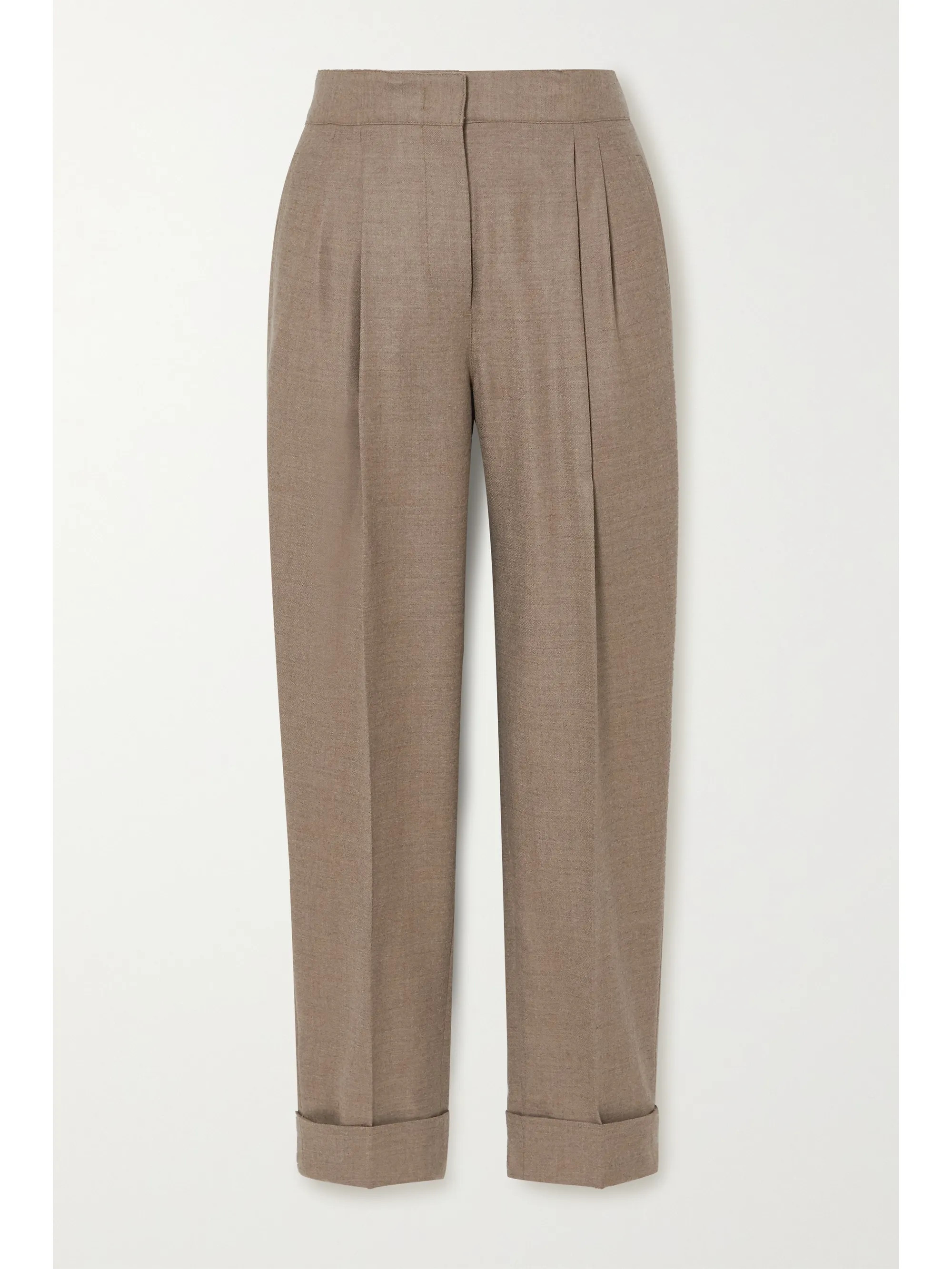 Beige + NET SUSTAIN Leblon wool and silk-blend straight-leg pants | CASASOLA | NET-A-PORTER | NET-A-PORTER (US)