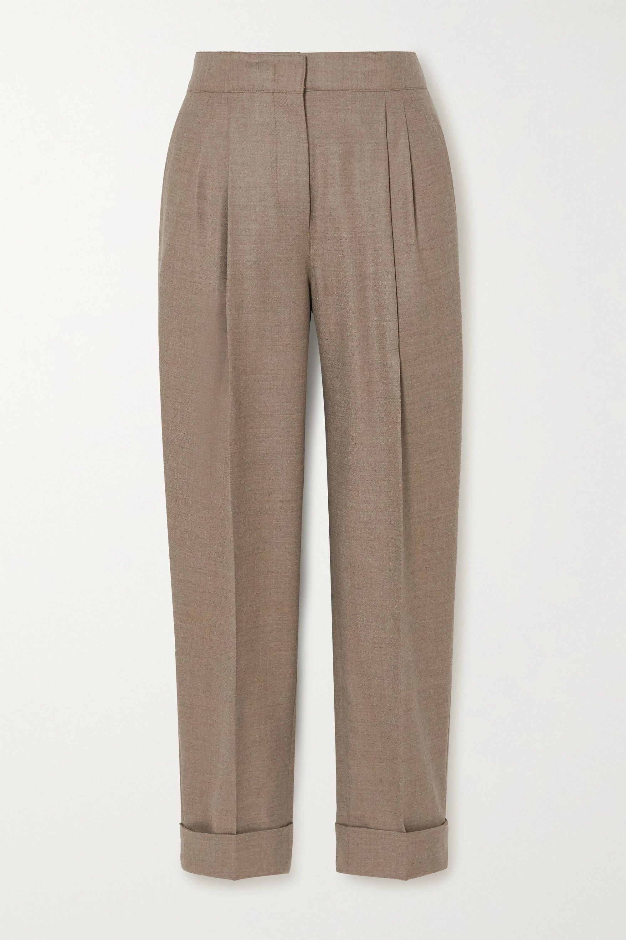Beige + NET SUSTAIN Leblon wool and silk-blend straight-leg pants | CASASOLA | NET-A-PORTER | NET-A-PORTER (US)