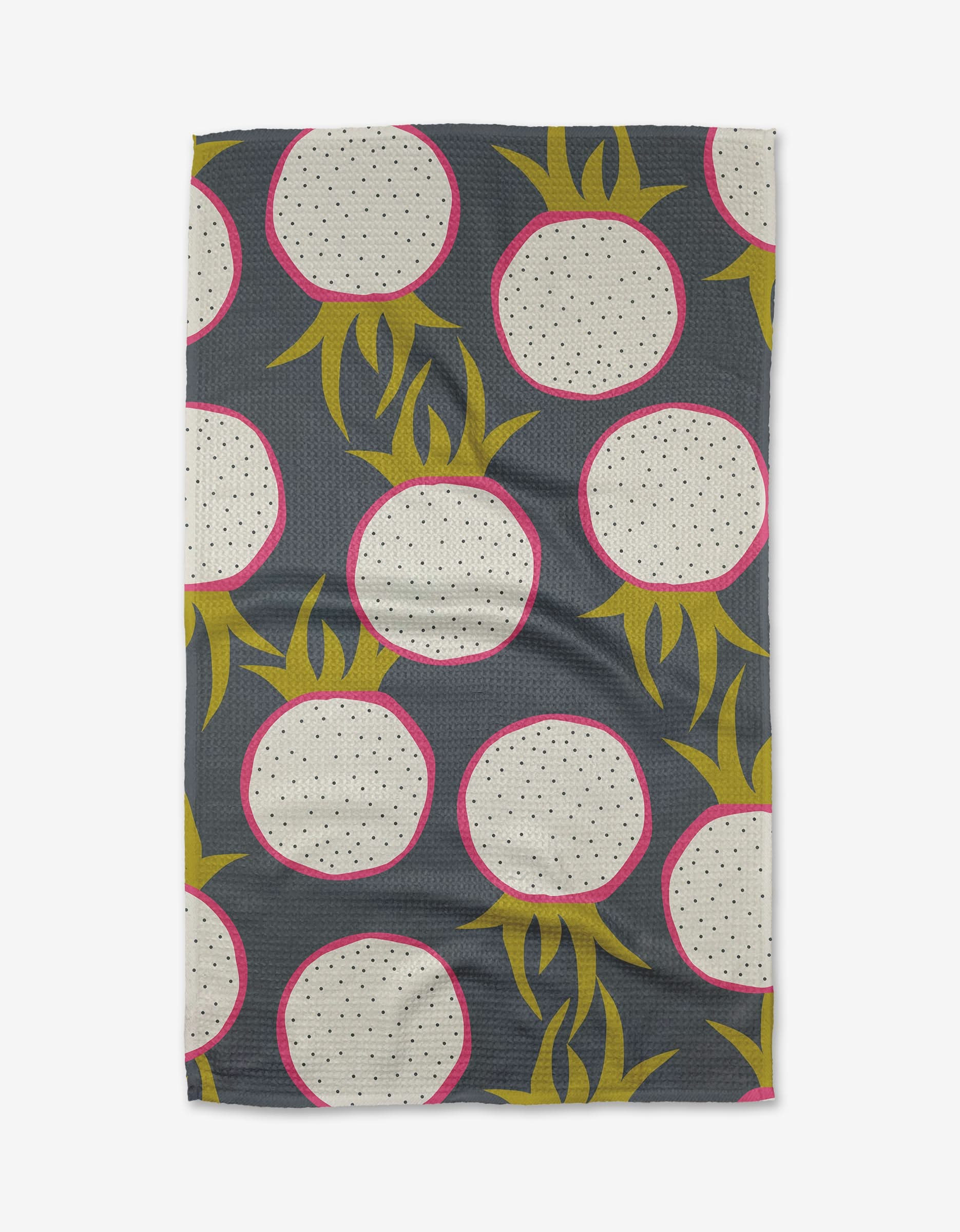 Dragon Fruit Frolic Tea Towel | Geometry | Geometry