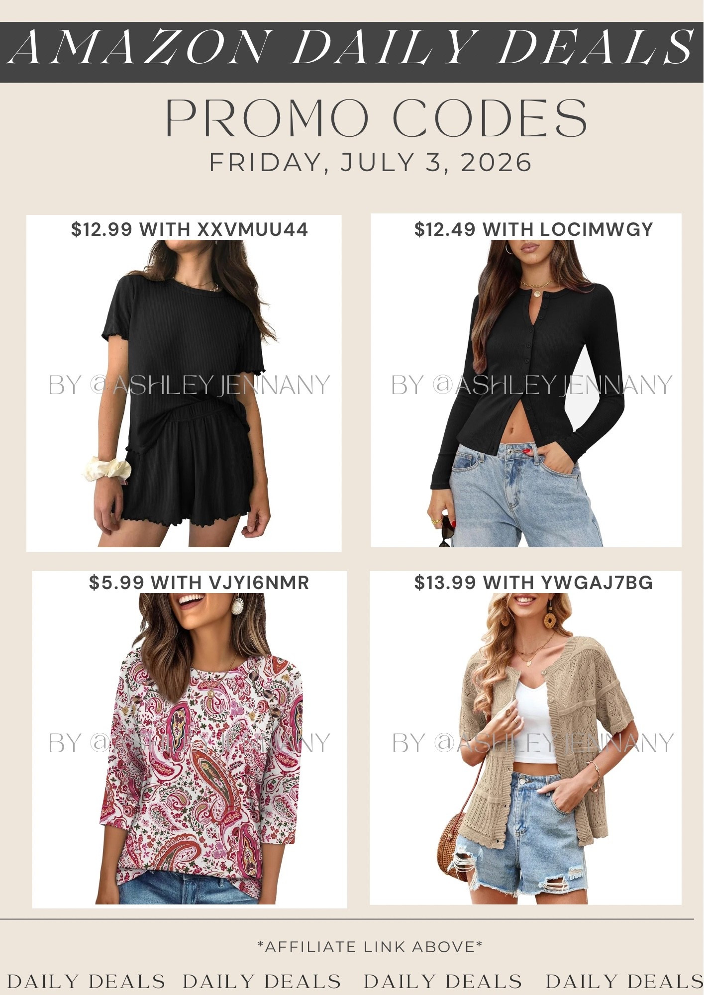Amazon deals

#LTKMidsize #LTKSaleAlert #LTKootd