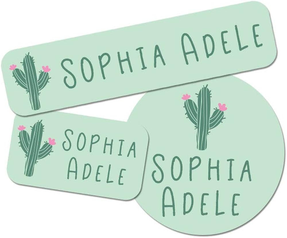 Label Daddy Custom Girl Combo Label Pack (128 ct.) - Waterproof Name Stickers - Stick-On & Easy t... | Amazon (US)