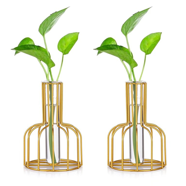 Glasseam Propagation Station Set of 2 Geometric Glass Terrarium | Walmart (US)