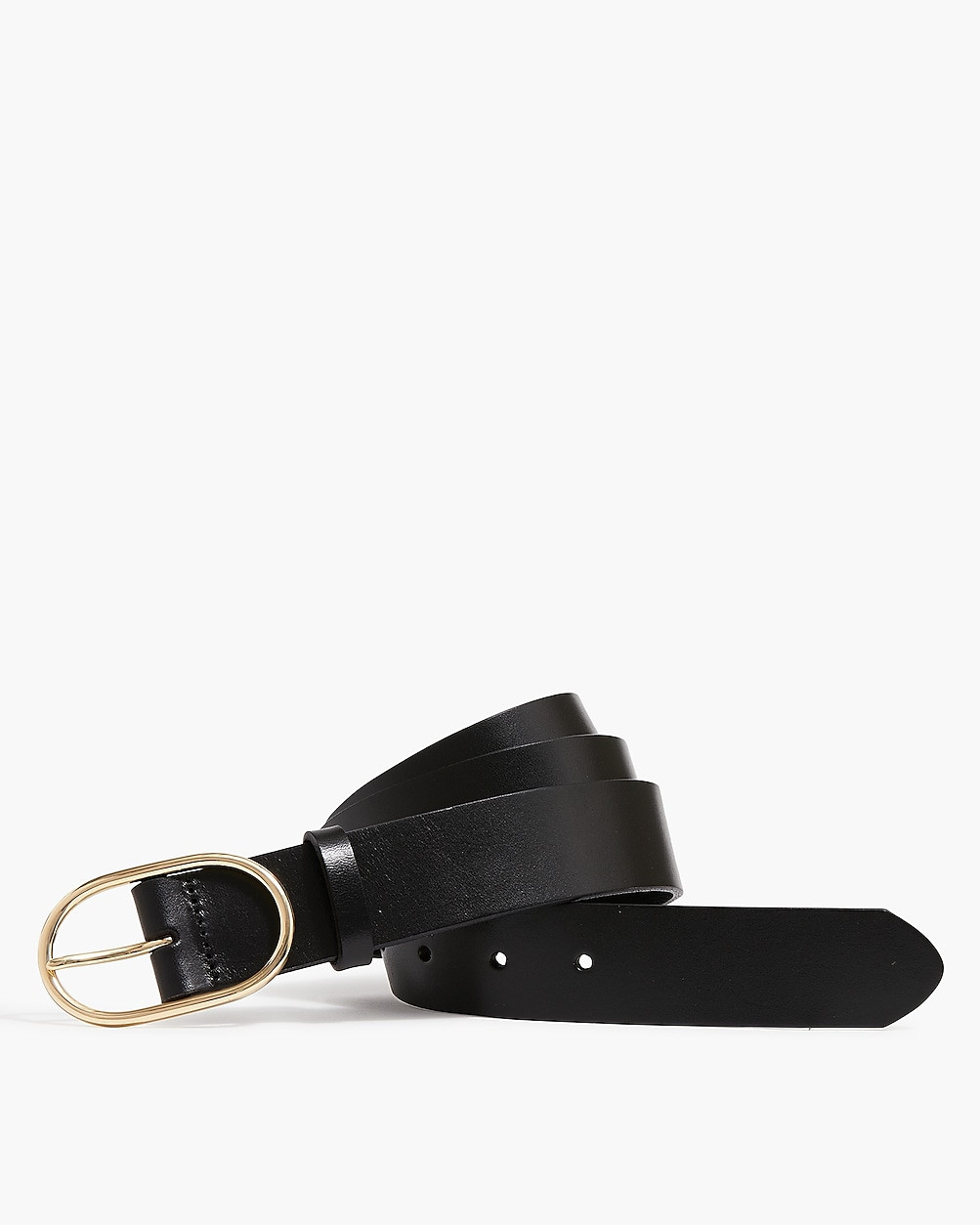 Oval-buckle leather belt | J.Crew Factory