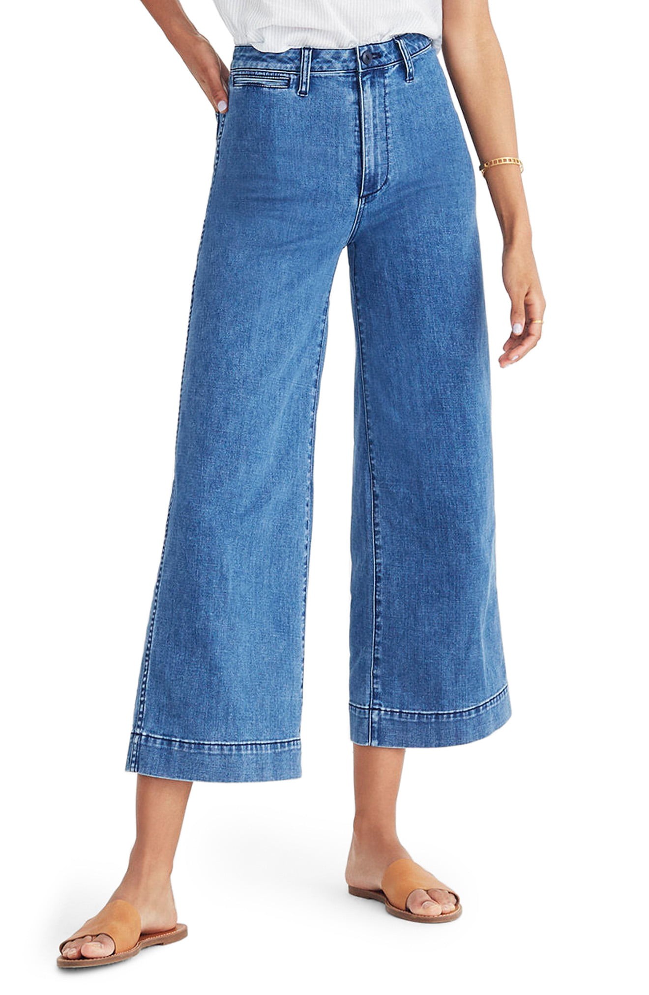 Emmett Crop Wide Leg Jeans | Nordstrom
