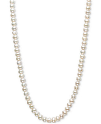 Cultured Freshwater Pearl (6-7mm) 64" Endless Strand Necklace | Macy's