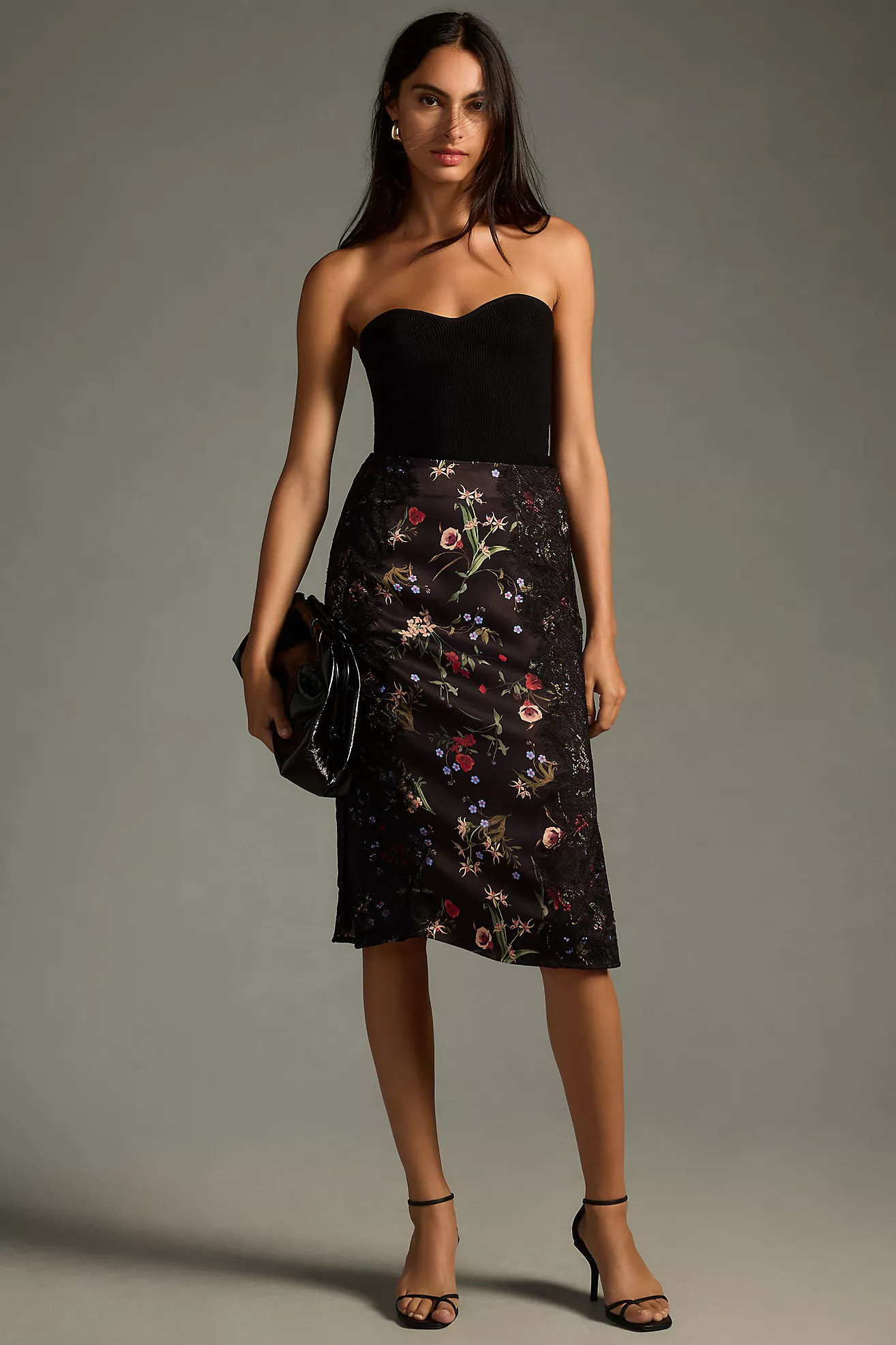 Maeve Slim Side-Slit Skirt | Anthropologie (US)