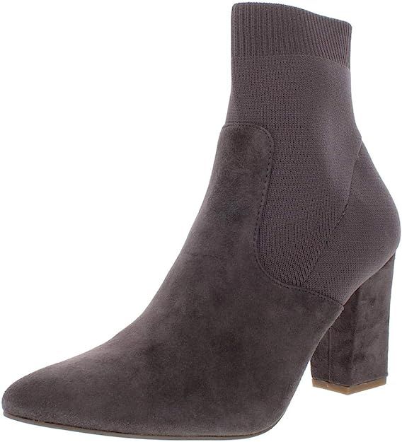 Steve Madden Womens Remy Suede Block Heel Sock Boot | Amazon (US)