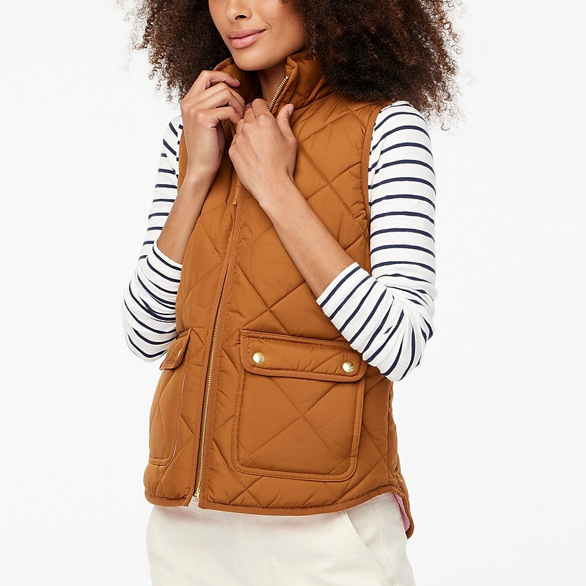 Puffer vest with snap pockets | J.Crew Factory