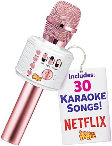 Move2Play Bluetooth Plus 30 Songs Karaoke Microphone, Gift for Girls Age 4 5 6 7 8 Years Old | Amazon (US)