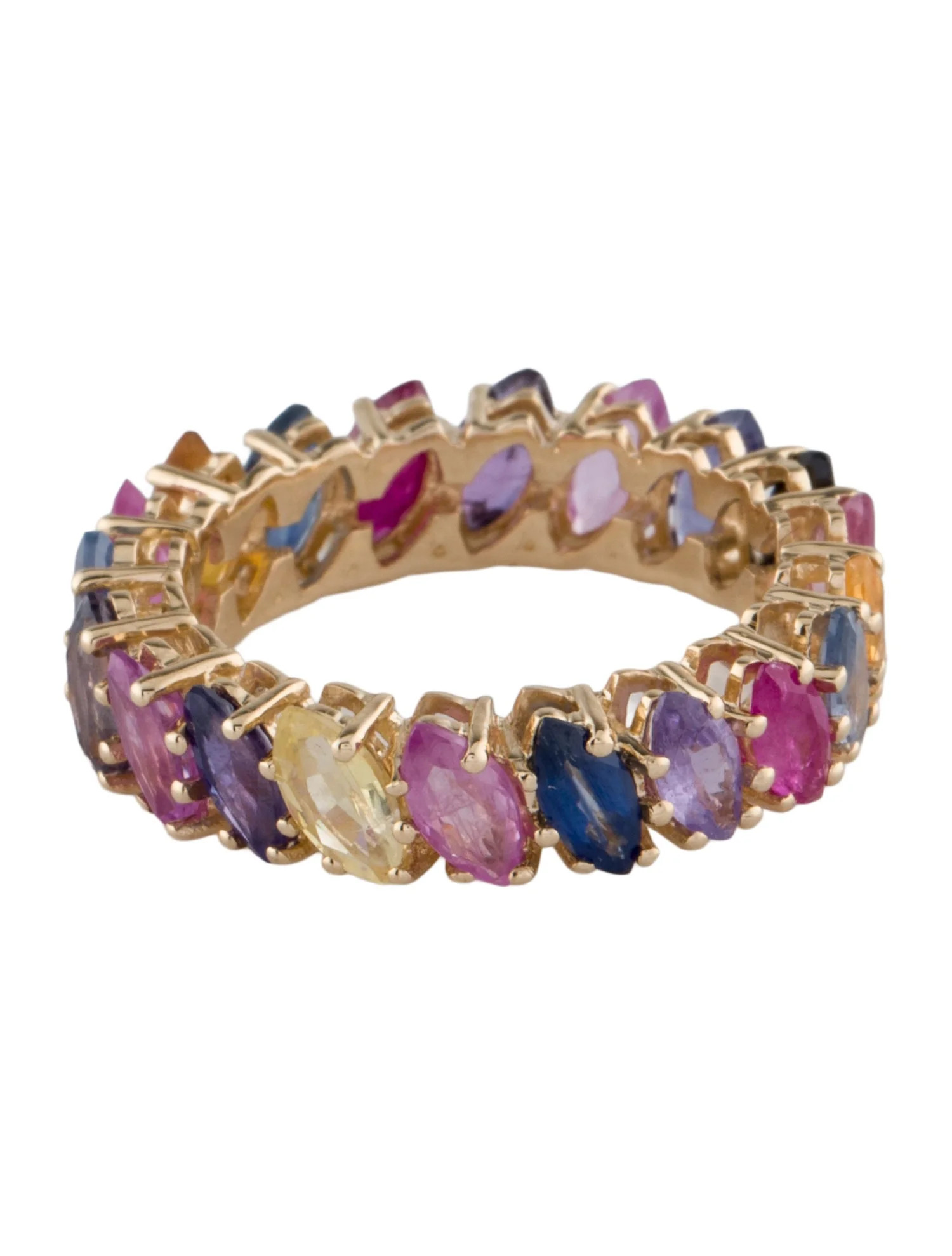 Ring 14K Sapphire Eternity Band - Eternity Band, Rings - RRING329326 | The RealReal | The RealReal