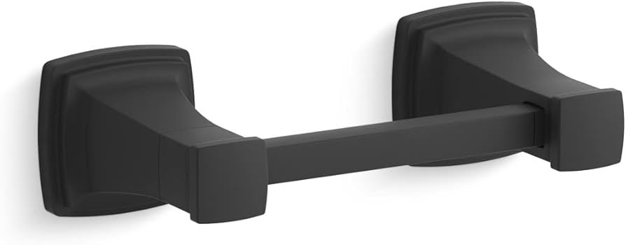 KOHLER 27413-BL RIFF Toilet Paper Holder, Tissue, Matte Black | Amazon (US)