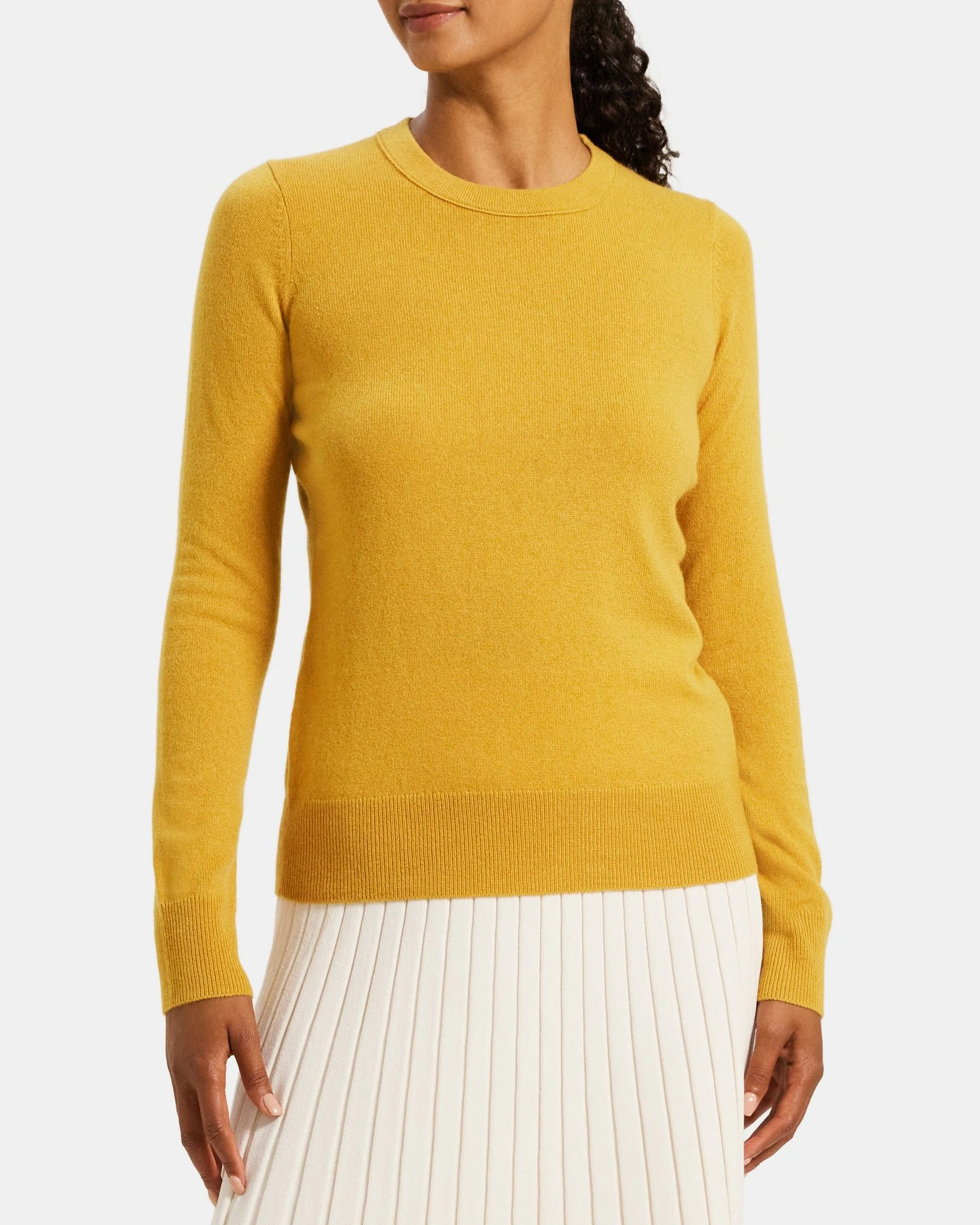 Crewneck Sweater in Cashmere | Theory Outlet