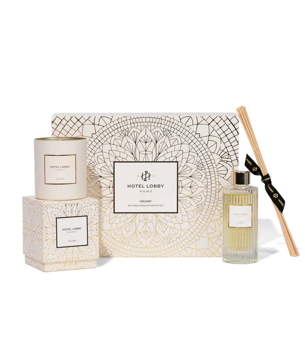 Holiday Gift Set | Hotel Lobby Candle