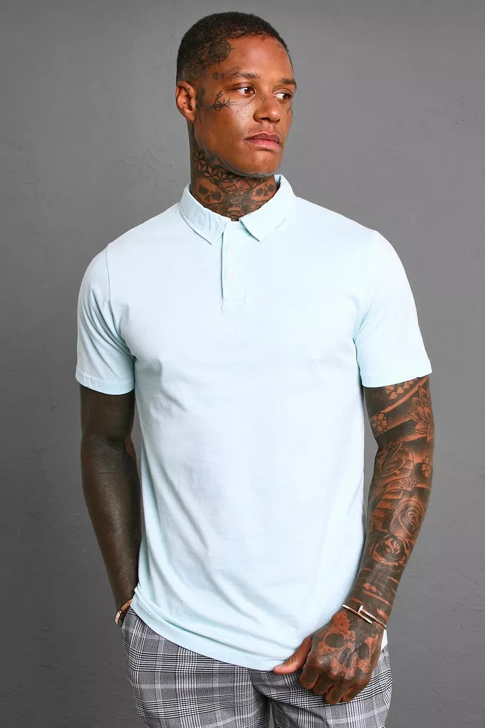 Slim Fit Short Sleeve Polo | Boohoo.com (US & CA)