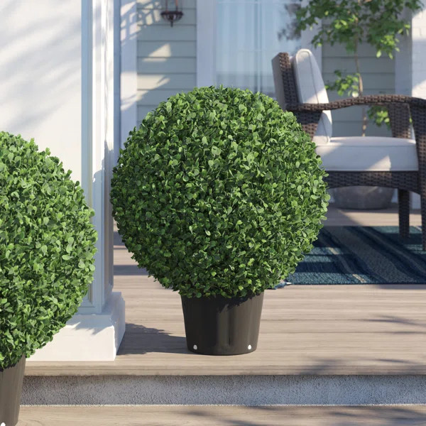 Artificial Green Boxwood Ball. | Wayfair North America