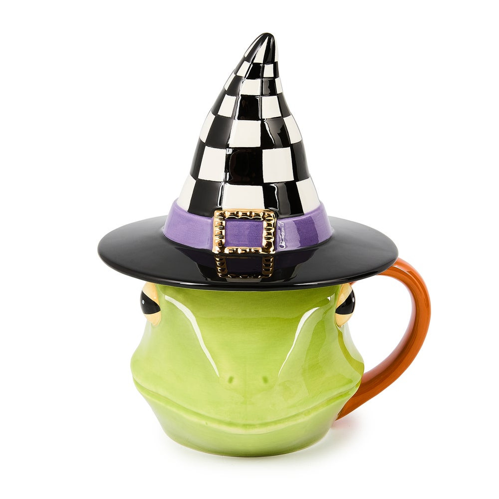 Halloween Fergal Ceramic Lidded Mug | MacKenzie-Childs